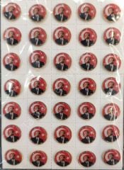 Toptan Yaka Rozeti Atatürk Türk Bayraklı