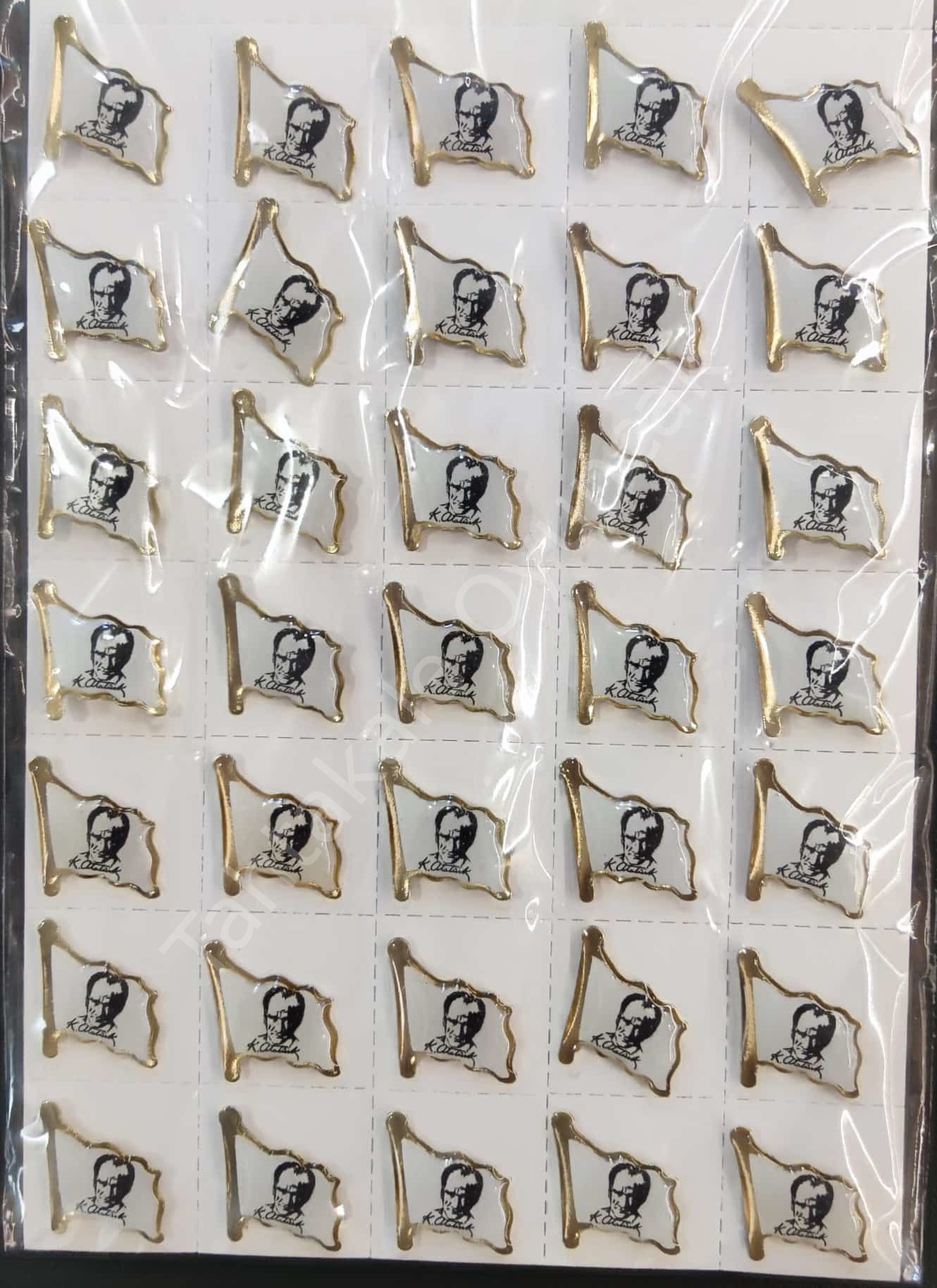 Toptan Yaka Rozeti Bayraklı Atatürk