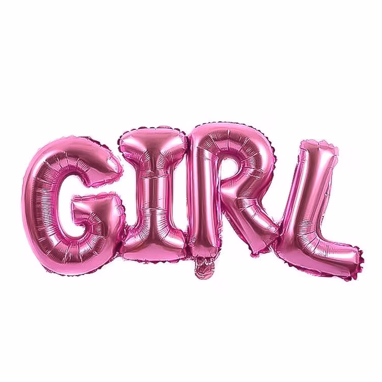 Toptan Folyo Balon Pembe Yazı Girl