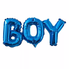 Toptan Folyo Balon Mavi Yazı Boy