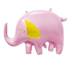 Toptan Folyo Balon Pembe Fil