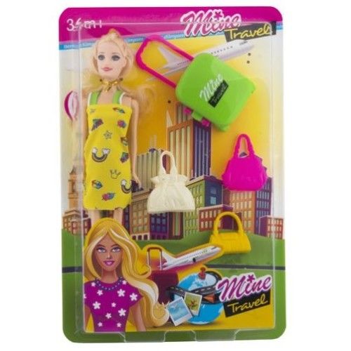 Toptan Oyuncak Mine Bebek Seyehat Seti