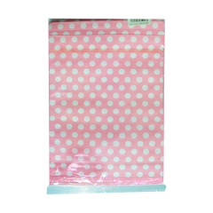 Toptan Pembe Bantlı Hediye Paketi 20x20 cm