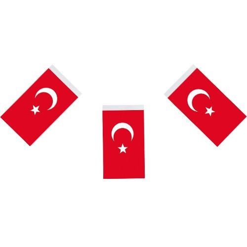 Toptan Oyuncak Mini İpli Ay Yıldız Bayrak 23 Nisan