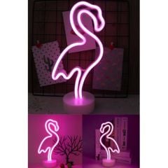 Toptan Flamingo Modelli Neon Led Gece Lambası