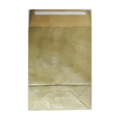 Toptan Bantlı Hediye Paketi 30x8x40.5 cm Altın