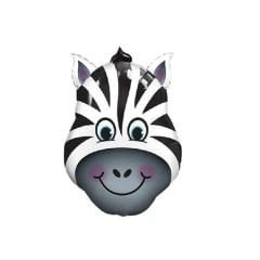 Toptan Folyo Balon Zebra Kafa