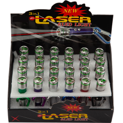 Toptan Lazerli Fener 3in1
