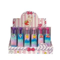 Toptan Tüylü Tükenmez Kalem 6 renk