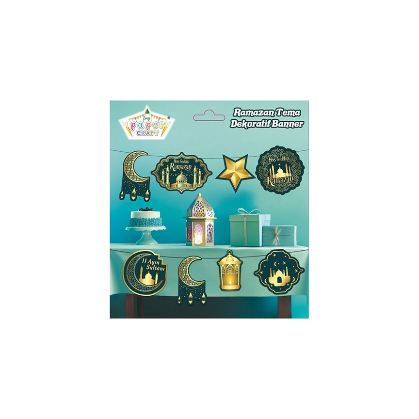 Toptan Ramazan Temalı Dekoratif Banner Seti