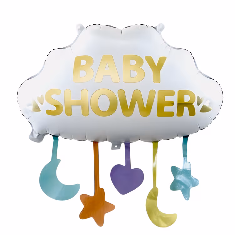 Toptan Folyo Balon Baby Shower Bulut