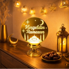 Toptan Hoşgeldin Ramazan Süsü Masa Lambası