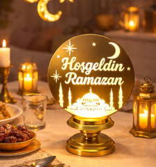 Toptan Hoşgeldin Ramazan Süsü Masa Lambası