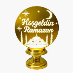 Toptan Hoşgeldin Ramazan Süsü Masa Lambası