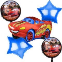 Toptan Folyo Balon 5Li Araba Set