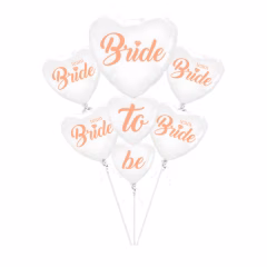 Toptan Folyo Balon Bride To Be Kalpli 5'li Set