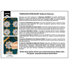 Toptan Ramazan Ayı Aile Etkinlik Tablosu