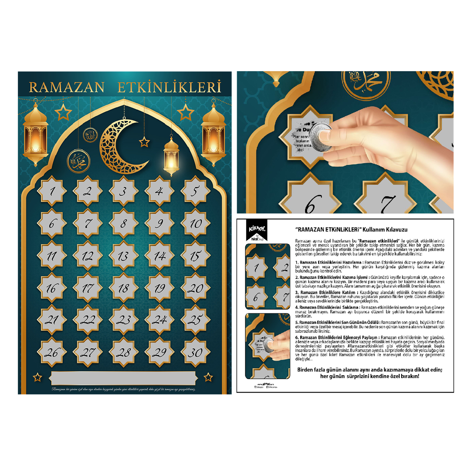 Toptan Ramazan Ayı Aile Etkinlik Tablosu