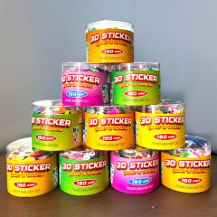 Toptan 3D Sticker 150 li