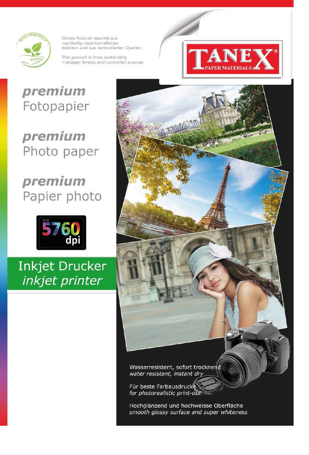 Toptan Tanex Fotoğraf Kağıdı A4/200 gr 25 li
