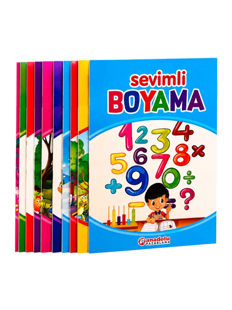 Toptan Boyama Kitabı İnce 10'lu