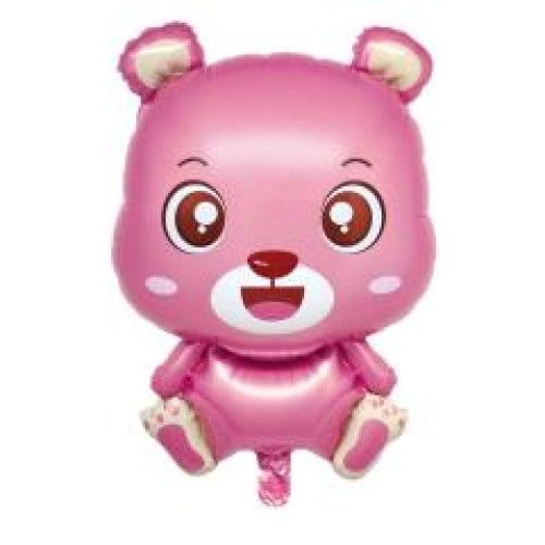 Toptan Folyo Balon Ayıcık Pembe Model