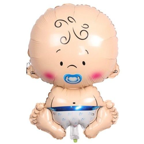 Toptan Folyo Balon Bebek Mavi Model