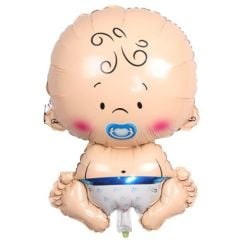 Toptan Folyo Balon Bebek Mavi Model