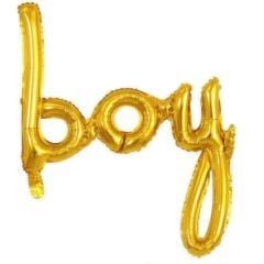 Toptan Folyo Balon Boy Gold Model