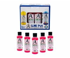 Toptan Sıvı Yapıştırıcı Slime Fosforlu Pembe emn