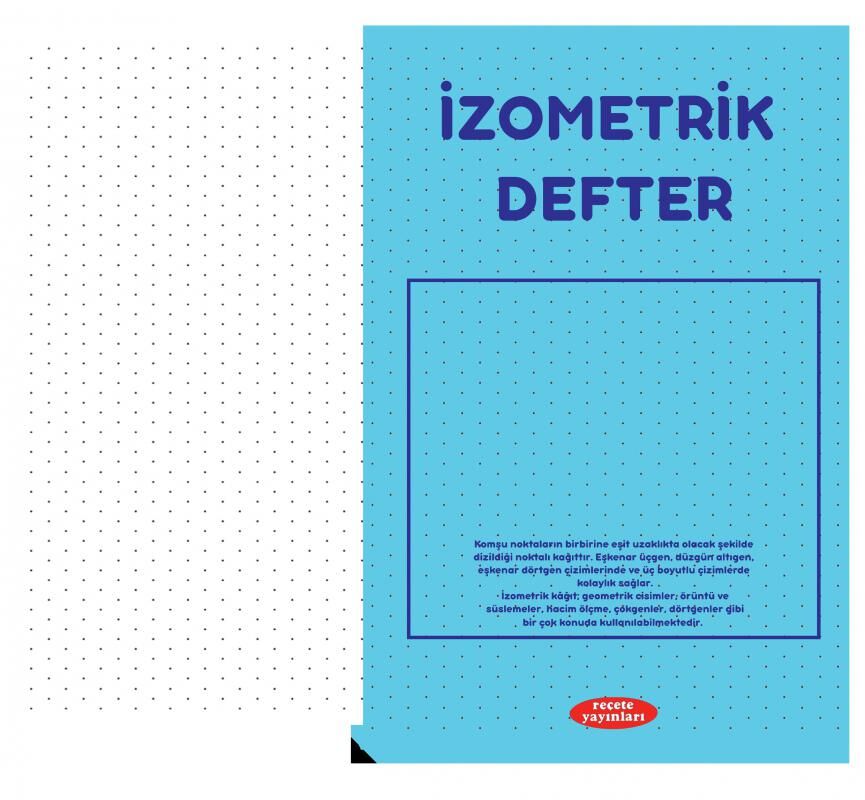 Toptan İzometrik Defter A4