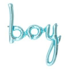 Toptan Folyo Balon Boy Mavi Model