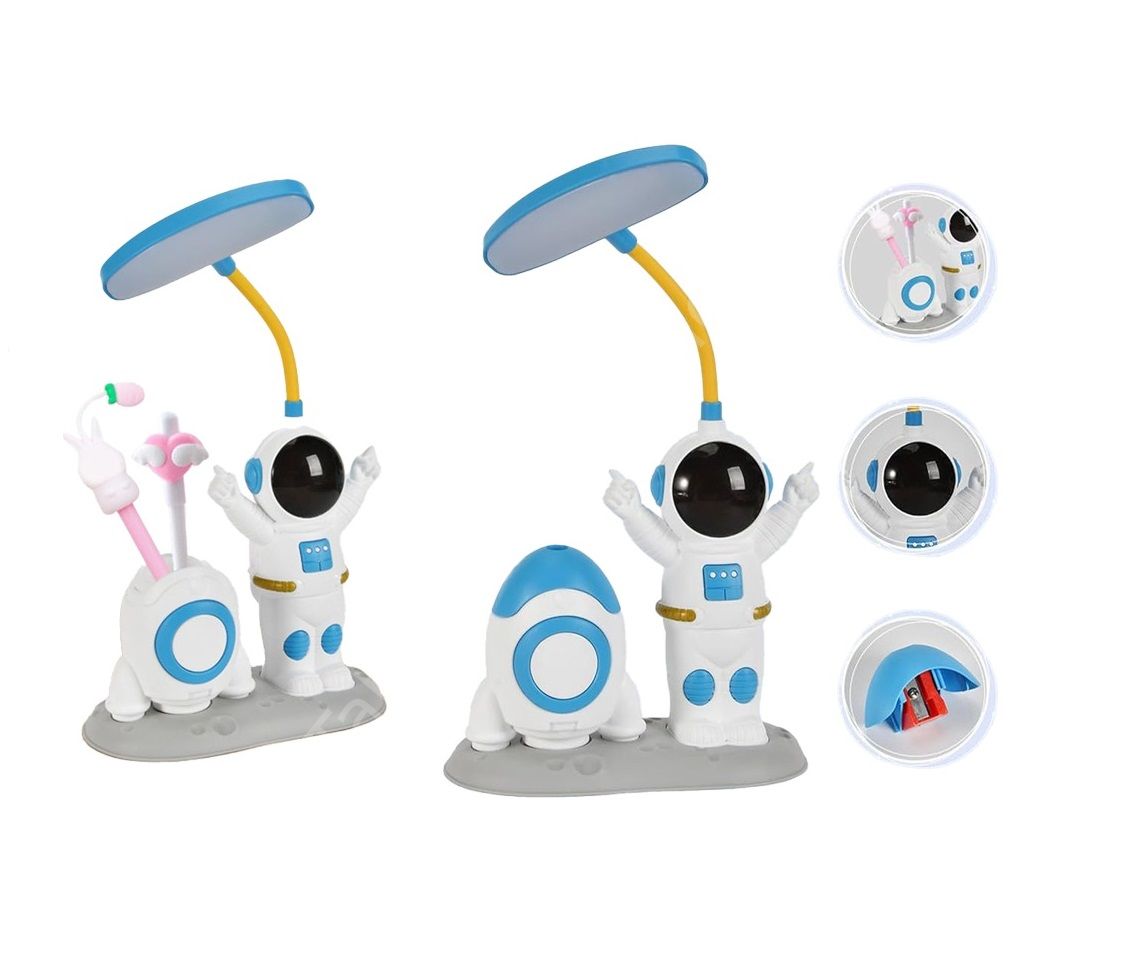 Toptan Şarjlı Masa Lambası Astronot Roket Model