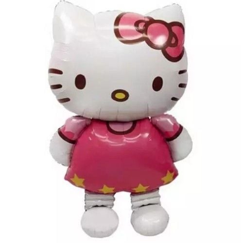 Toptan Folyo Balon Büyük Ayaklı Hello Kity Model