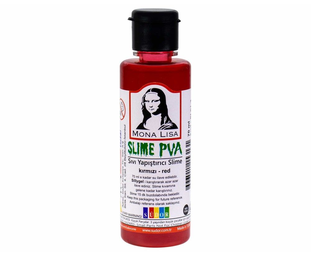 Toptan Sıvı Yapıştırıcı Slime Kırmızı emn