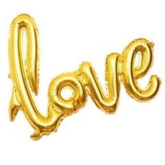 Toptan Folyo Balon Büyük Love Gold Model
