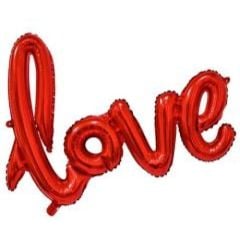 Toptan Folyo Balon Büyük Love Kırmızı Model