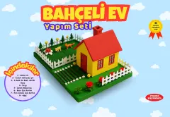 Toptan Maket Bahçeli Ev Yapım Seti