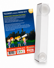 Toptan Teleskop Yapım Seti 2 Adet Mercek Hediyeli