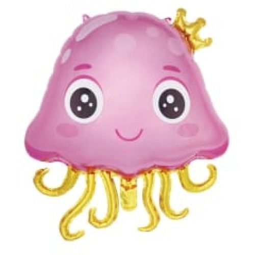 Toptan Folyo Balon Deniz Anası Pembe Model