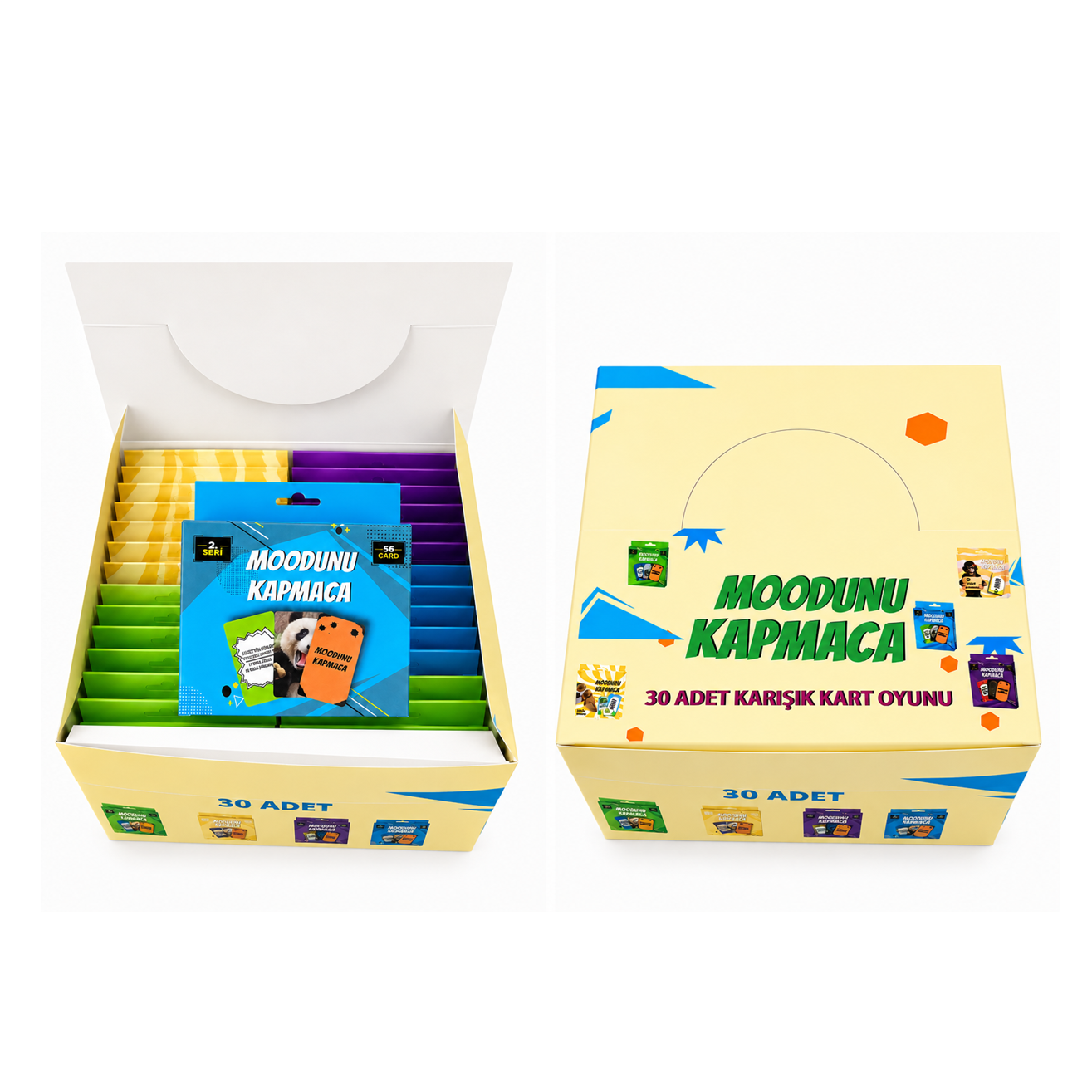 Toptan Moodunu Kapmaca Karışık Kart Oyunu