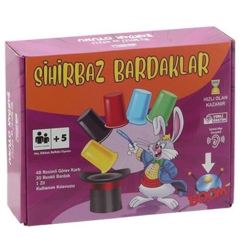 Toptan Oyuncak Sihirbaz Hızlı Bardaklar 30\'Lu
