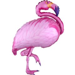Toptan Folyo Balon Flamingo Pembe Model