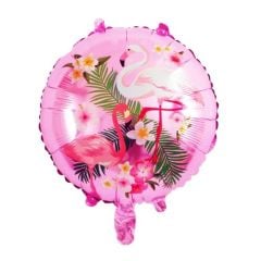Toptan Folyo Balon Flamingo Yuvarlak Model