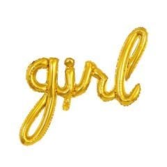 Toptan Folyo Balon Girl Gold Model