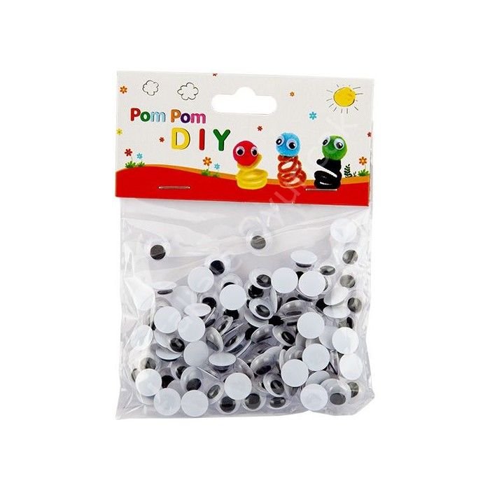 Toptan 10 mm Kirpiksiz Oynar Göz 200lü