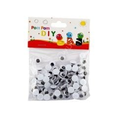 Toptan 10 mm Kirpiksiz Oynar Göz 200lü