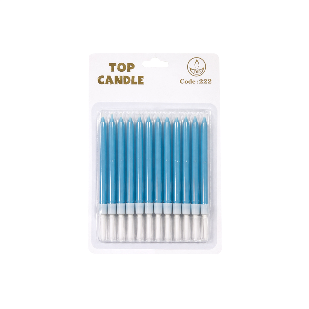 Toptan Mum Seti 8cm 12li Pastel Mavi