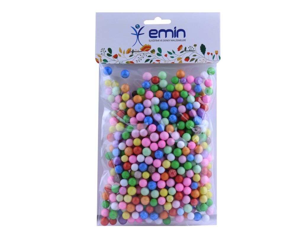 Toptan Köpük Top Renkli Küçük Boy
