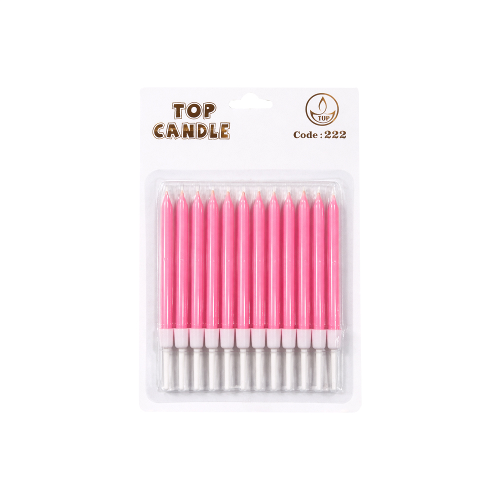 Toptan Mum Seti 8cm 12li Pastel Pembe